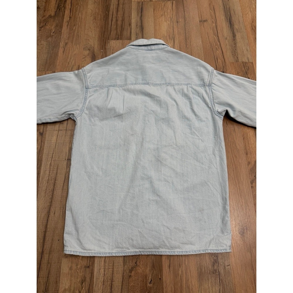 Levi's Made & Crafted Chambray Button Shirt Light… - image 3